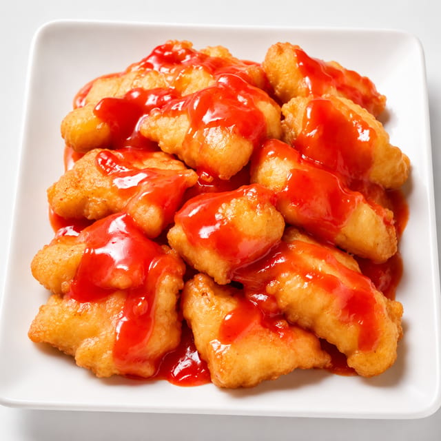 Sweet & Sour Chicken.
