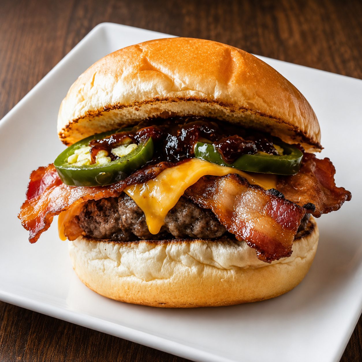 Bacon & Jalapeño Burger.