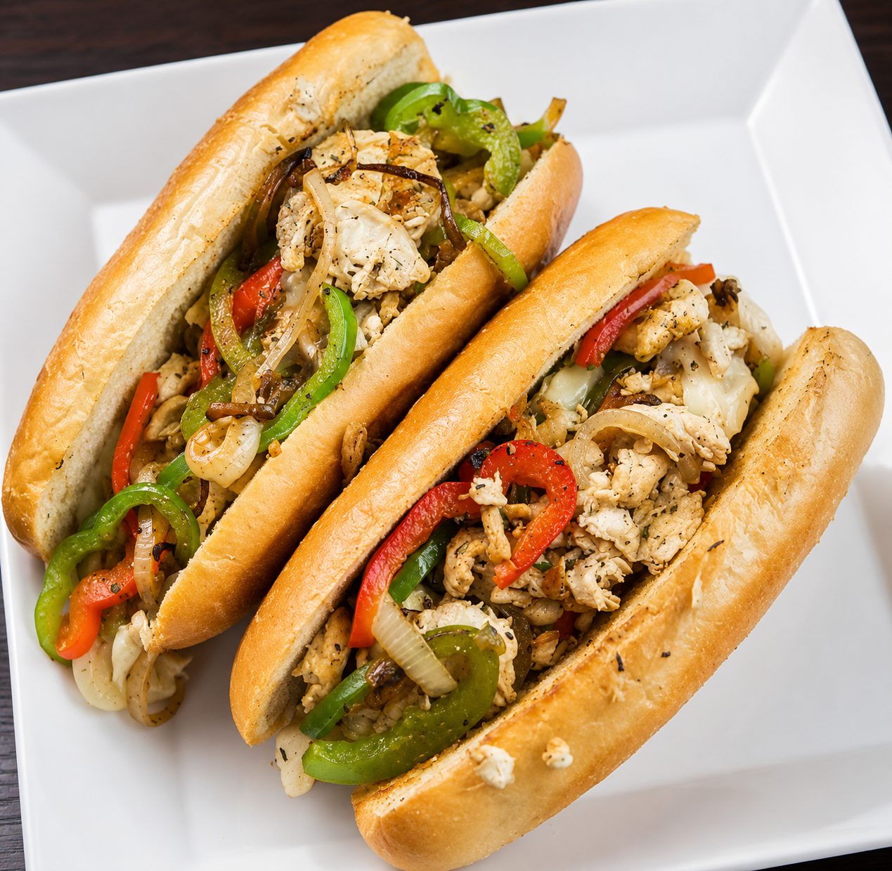 Chicken Philly Sandwich.