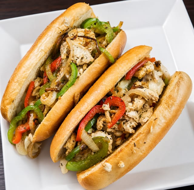 Chicken Philly Sandwich.