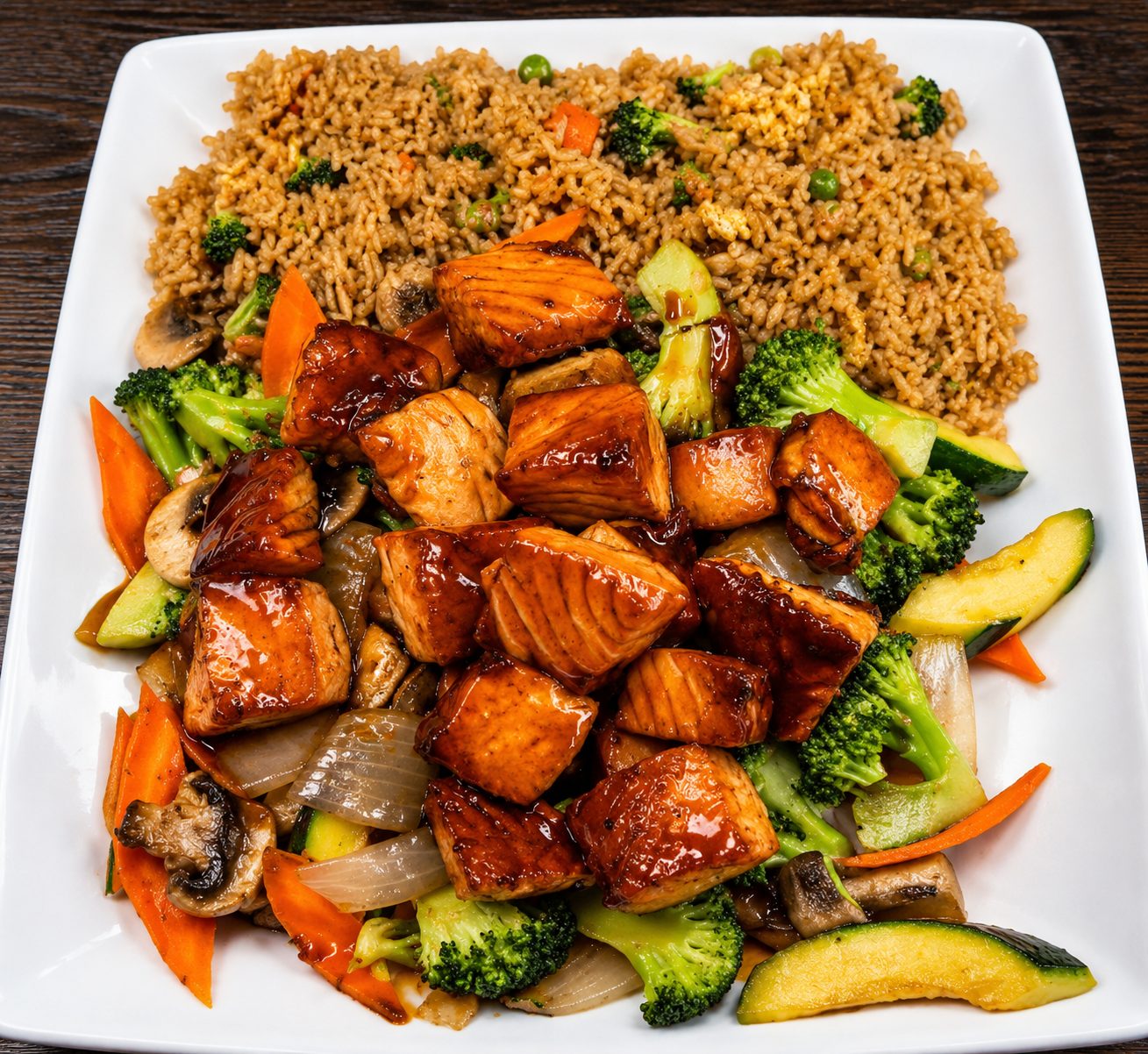 Salmon Hibachi.