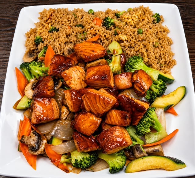 Salmon Hibachi.