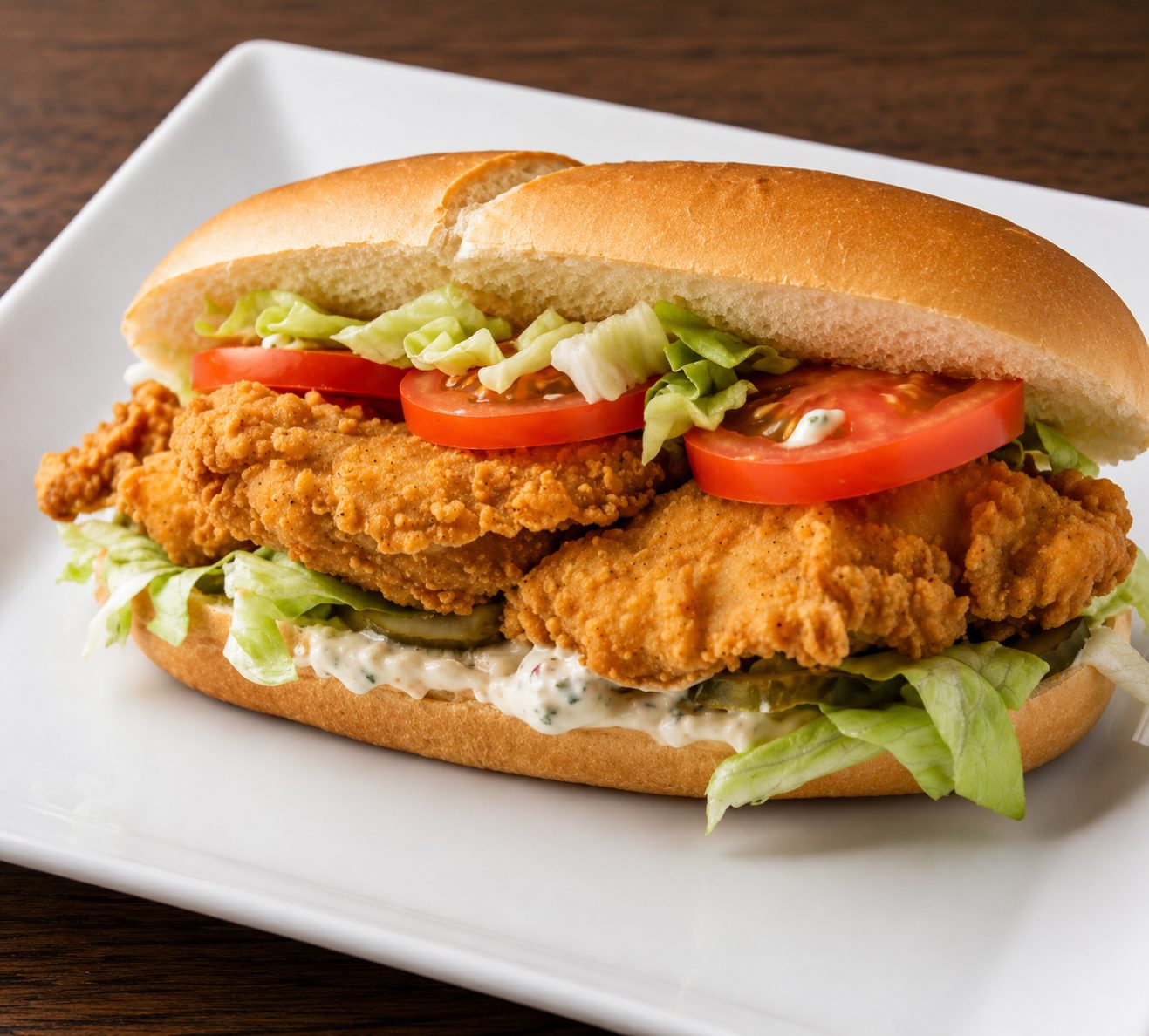Tilapia Sandwich.