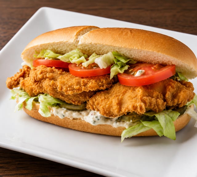 Tilapia Sandwich.