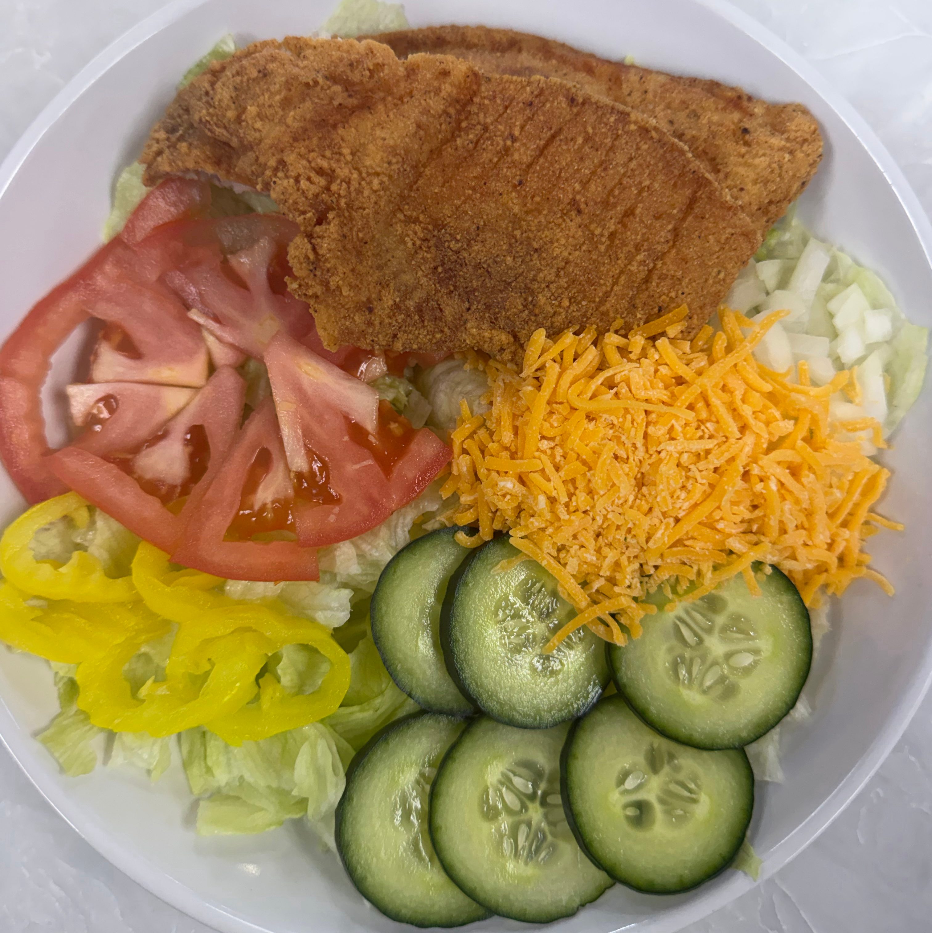 Tilapia Salad.