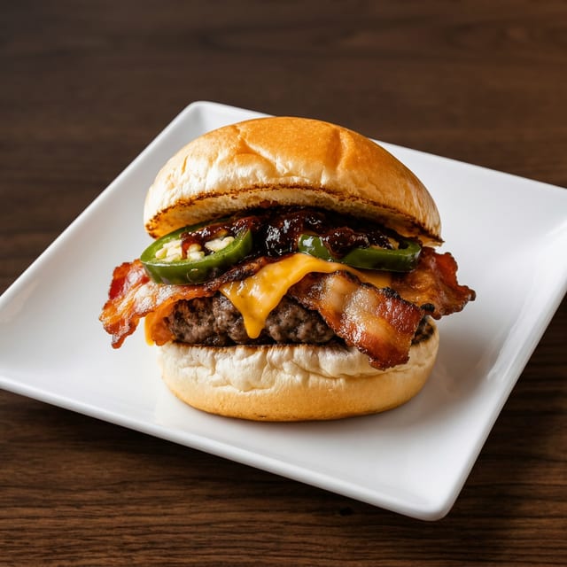 Bacon & Jalapeño Burger.