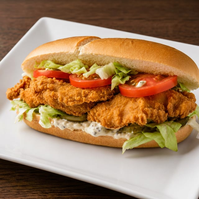 Tilapia Sandwich.