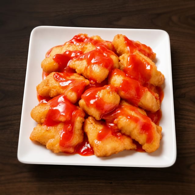 Sweet & Sour Chicken.