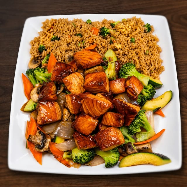 Salmon Hibachi.